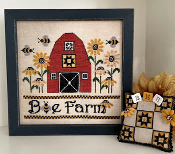Bee Farm Cross Stitch Pattern by Mani di Donna