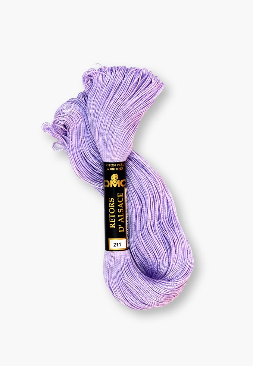 DMC Retors d’Alsace No. 8 – Couleur 211 – 100% coton – Fil de 20 g en écheveau