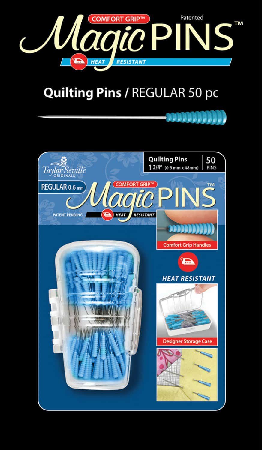 Magic Pins Quilting Pins - Regular 50ct