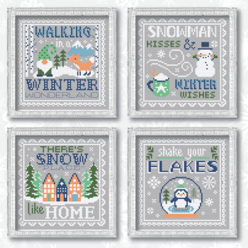 Winter Signs Cross Stitch Pattern