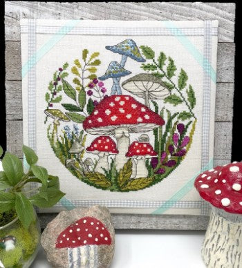 Mushroom Forest Cross Stitch Pattern