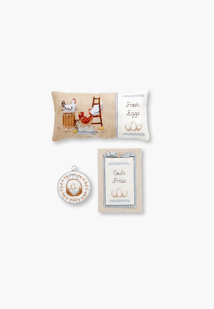 Cross-Stitch Kit Fresh Eggs