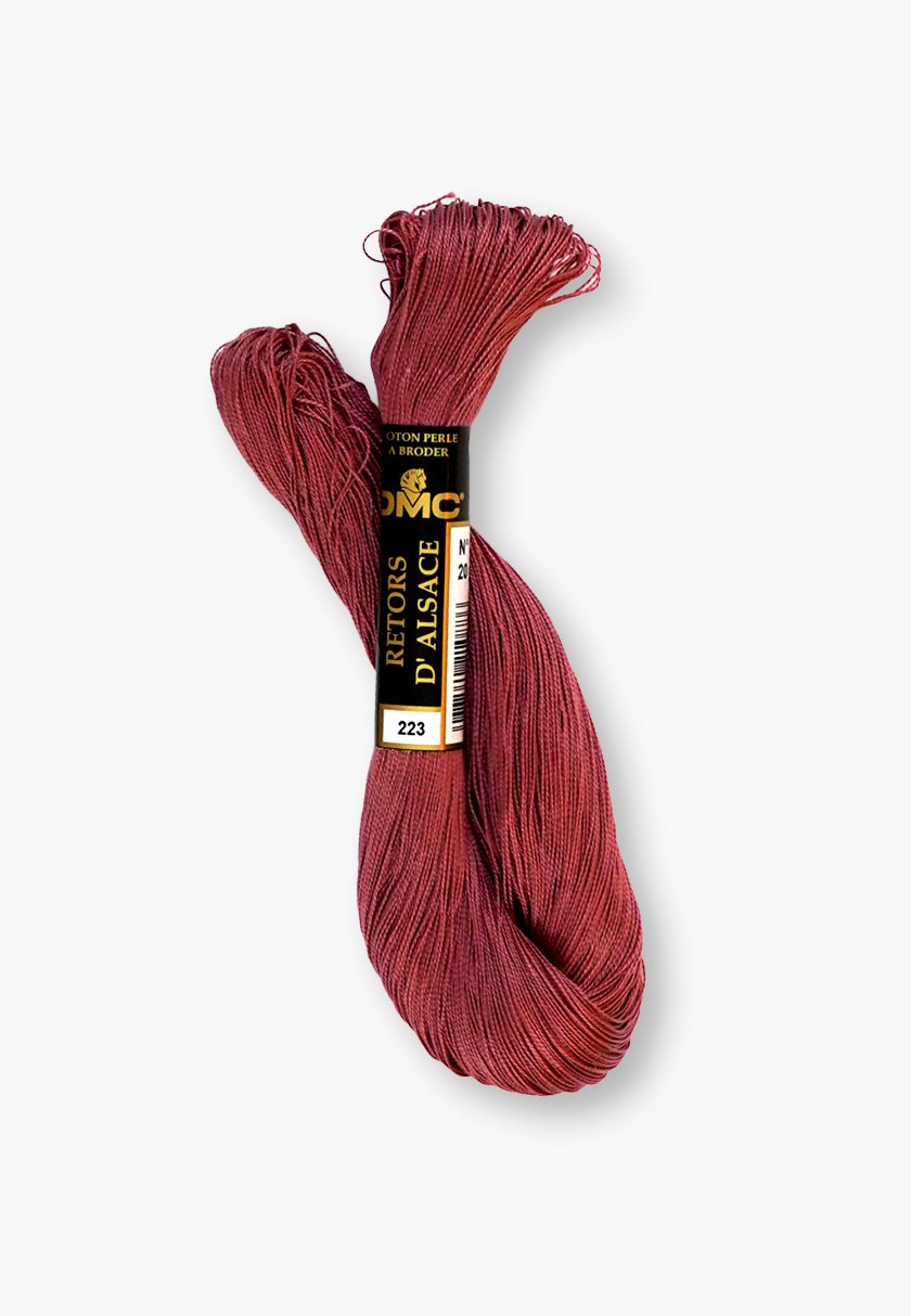 DMC Retors d’Alsace No. 12 – Color 223 – 100% Cotton – 20 g Thread Skein