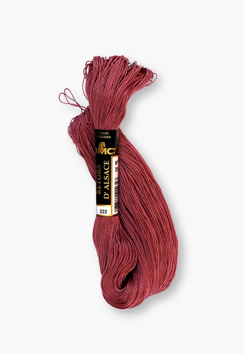 DMC Retors d’Alsace n. 8 – Colore 223 – 100% cotone – Matassina da 20 g