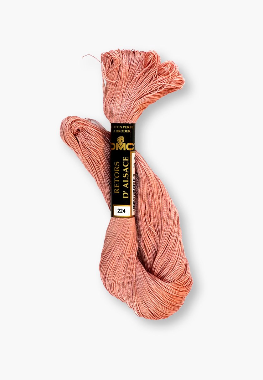 DMC Retors d’Alsace No. 12 – Couleur 224 – 100% coton – 20 g de fil en écheveau