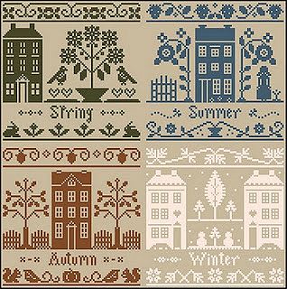 Monochromatic Seasons - Cross Stitch Chart
