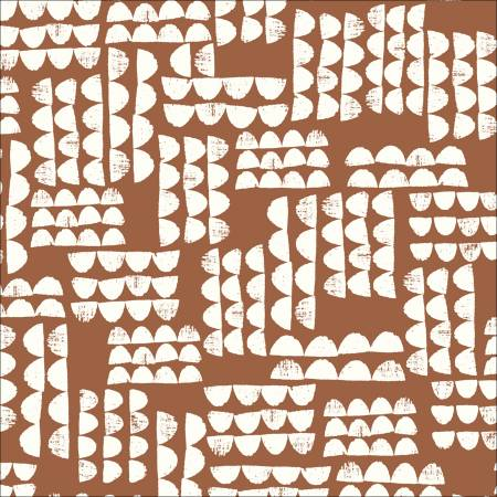 227395 BROWN HALF CIRCLE