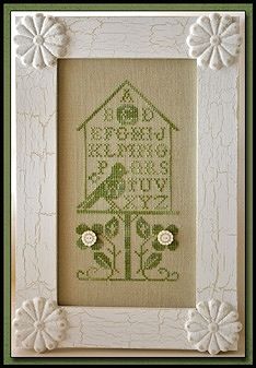 Birdhouse Alphabet - Cross Stitch Chart