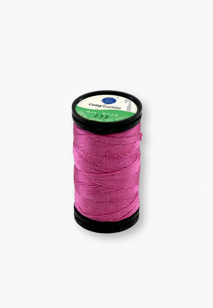 Cucirini Cantoni Coats Seta Faro 232 – 20m Spool – 100% Silk