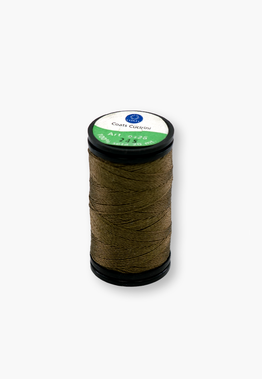 Cucirini Cantoni Coats Seta Faro 245 – 20m Spool – 100% Silk