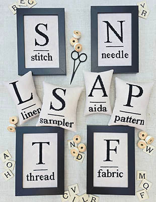 Stitcher's Glossary Cross Stitch Pattern Hello from Liz Mathews