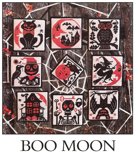 Boo Moon (Book 189) - Cross Stitch Chart