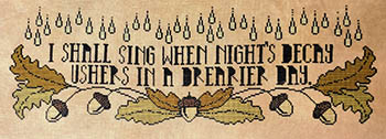 A Drearier Day - Cross Stitch Chart