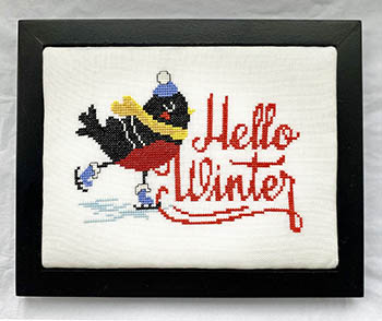 Winter Post Card - Cross Stitch Chart