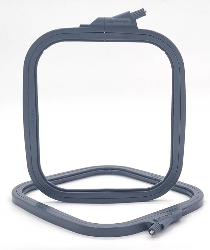Nurge Anthracite Plastic Square Hoop No. 4 - 10"x11"