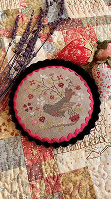 Bird and Berry Tart, by Blueberry Ridge Design