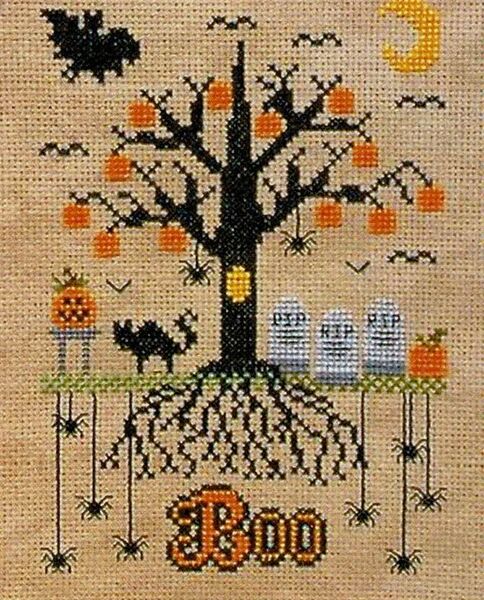 --Halloween Roots - Cross Stitch Chart