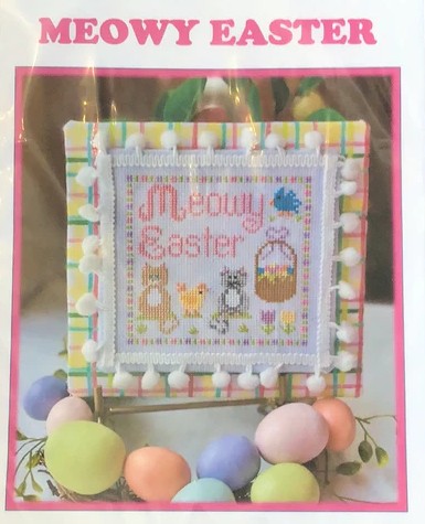 --Meowy Easter - Cross Stitch Chart