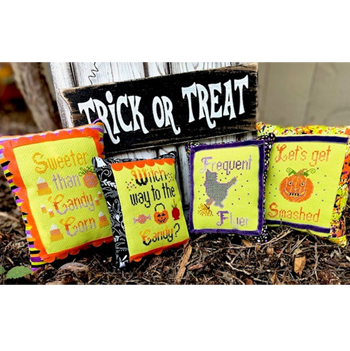 --Halloween Howler 4-Pack - Cross Stitch Chart