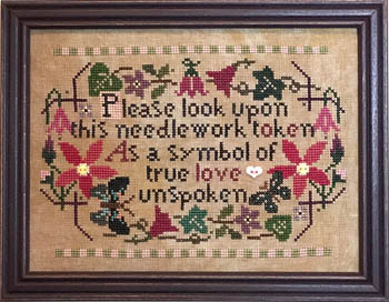 --Keepsakes And Tokens, Pink - Cross Stitch Chart