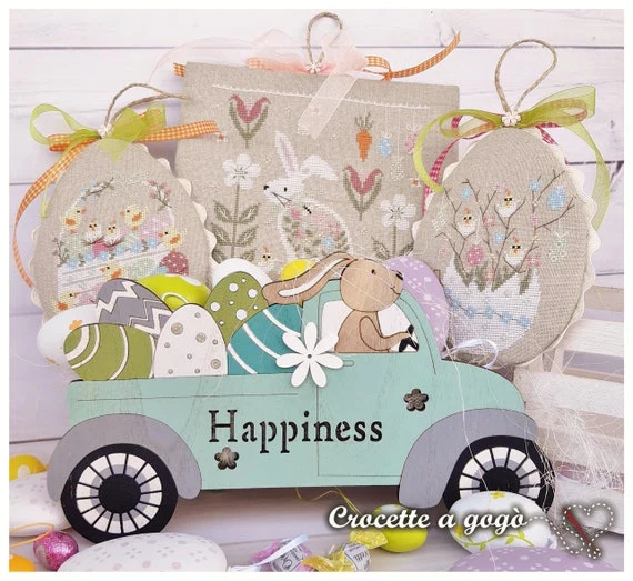 --Tris Di Pasqua: Easter Trio - Cross Stitch Chart
