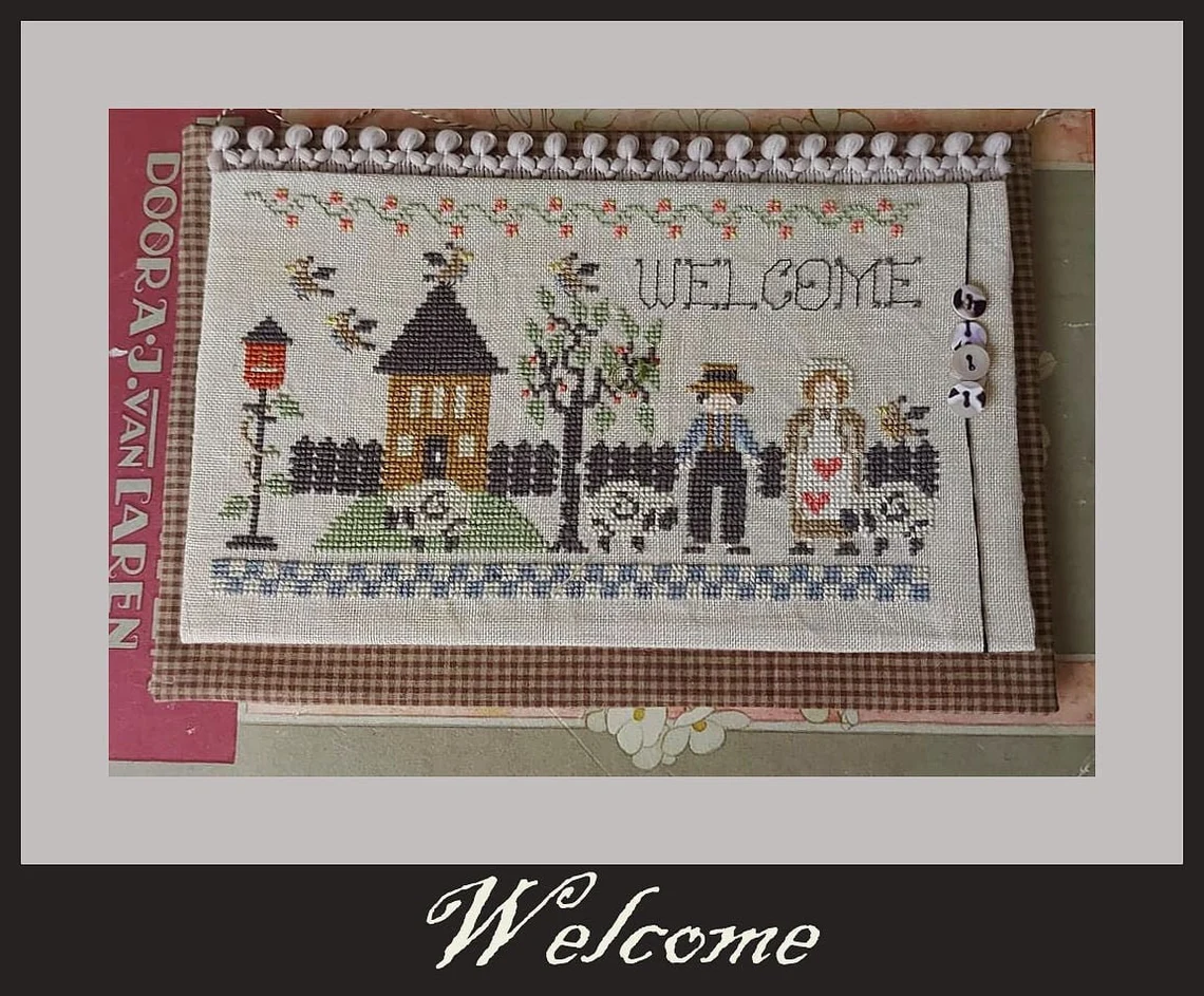 --Welcome - Cross Stitch Chart
