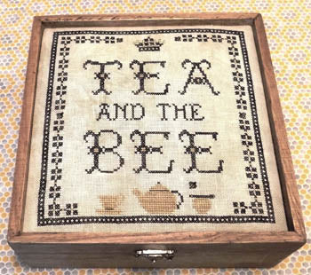 --Tea And The Bee Tea Box - Cross Stitch Chart