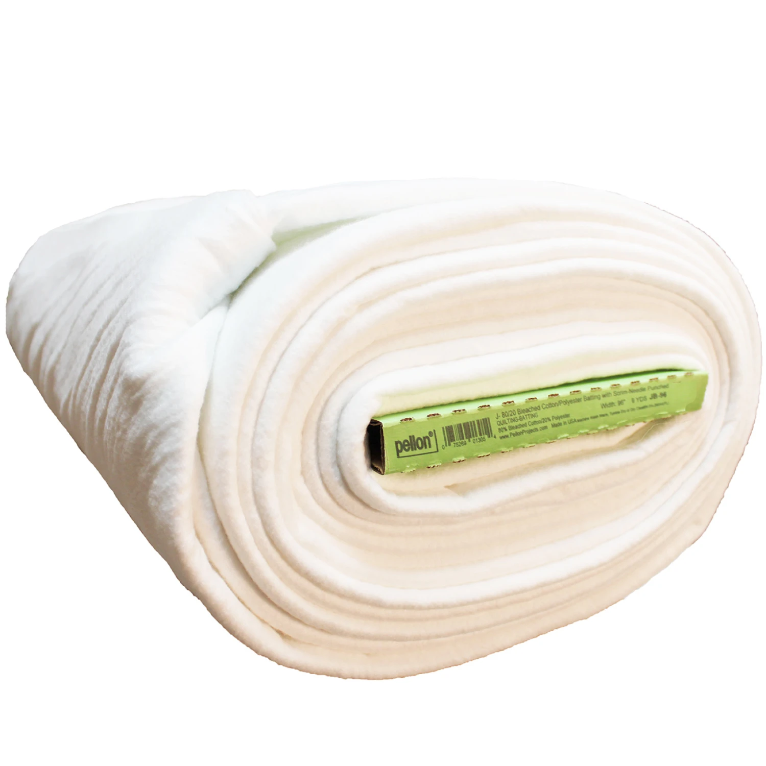 Pellon 80/20 Bleached Cotton/Polyester Batting 96" With Scrim #JB-96