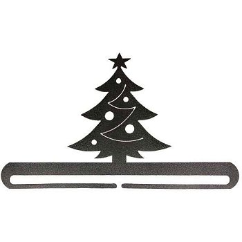 Fabric Holder - 10" Christmas Tree AM36432 - Charcoal