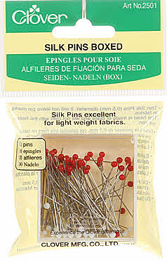 Silk Glasshead Pin - Size 30