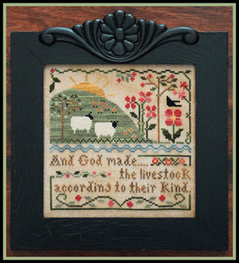 Sixth Day Of Creation - Cross Stitch Chart