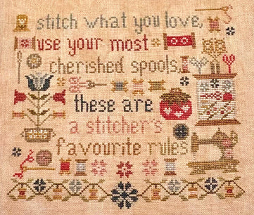 A Stitcher's Rules by Pansy Patch Quilts &Stitchery