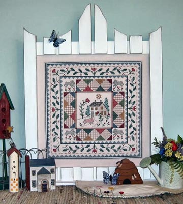 --Tiptoe Thru My Tulip Garden - Cross Stitch Chart