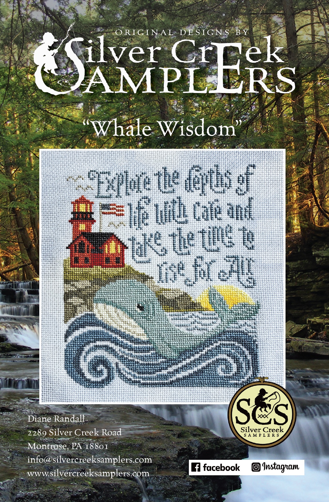 Whale Wisdom - Cross Stitch Chart