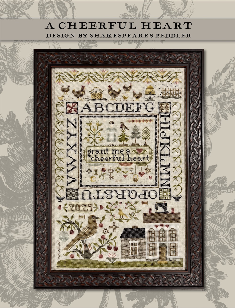 A Cheerful Heart - Cross Stitch Chart