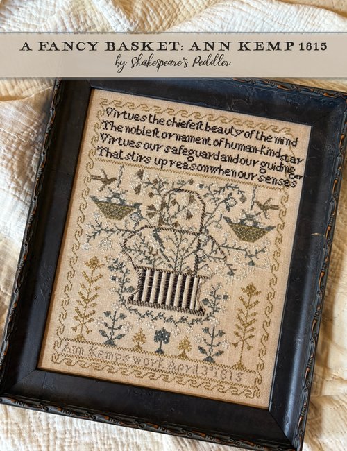 A Fancy Basket: Ann Kemp 1815 - Cross Stitch Chart