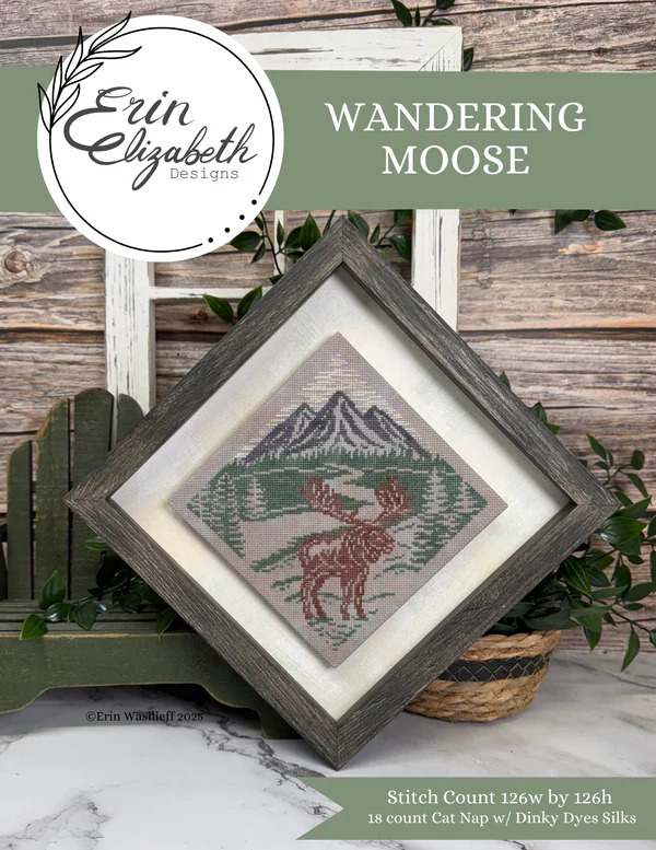 Wandering Moose - Cross Stitch Chart