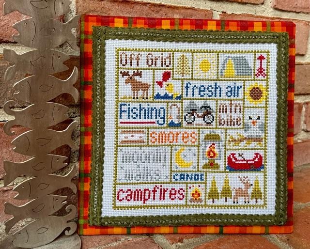 Wilderness Checkerboard - Cross Stitch Chart