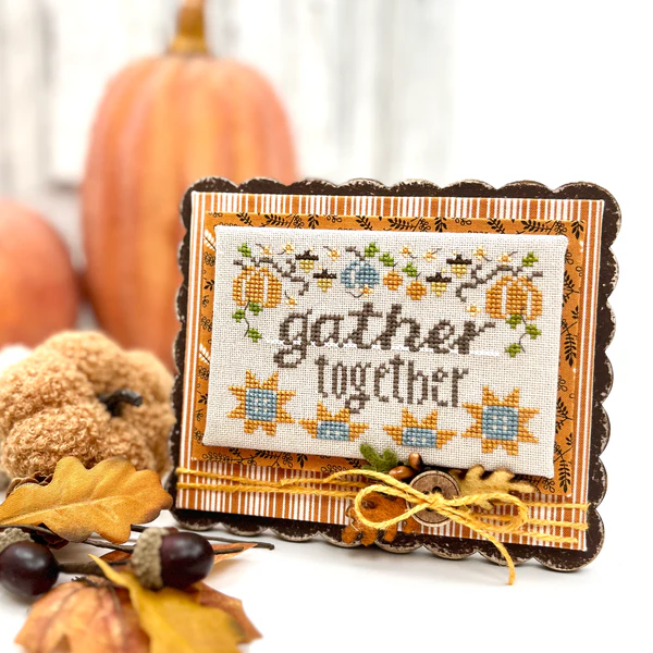 Super Simple Scallop Cross Stitch Display – Unfinished Wood