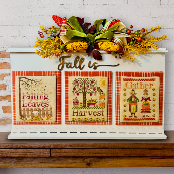 Fall is... Cross Stitch Display – Unfinished Wood