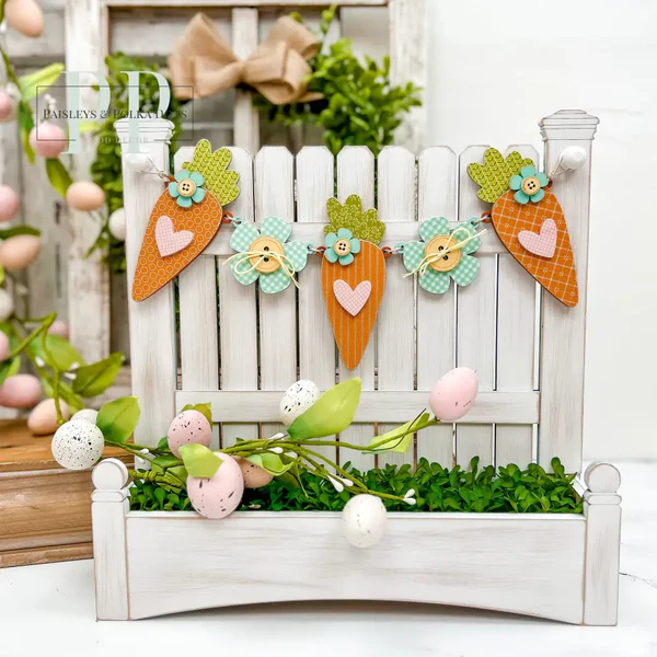 Picket Perch Cross Stitch Display – Unfinished Wood