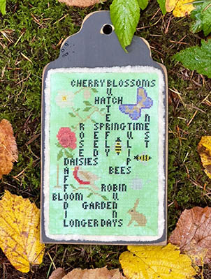 Words To Live By - Spring Edition - Cross Stitch Chart