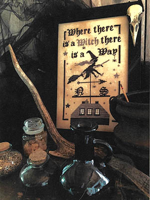 Where There Is Witch There Is A Way - Cross Stitch Chart