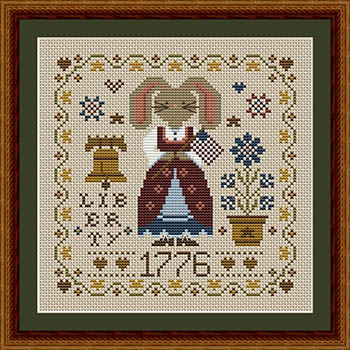 1776 Bunny - Cross Stitch Chart