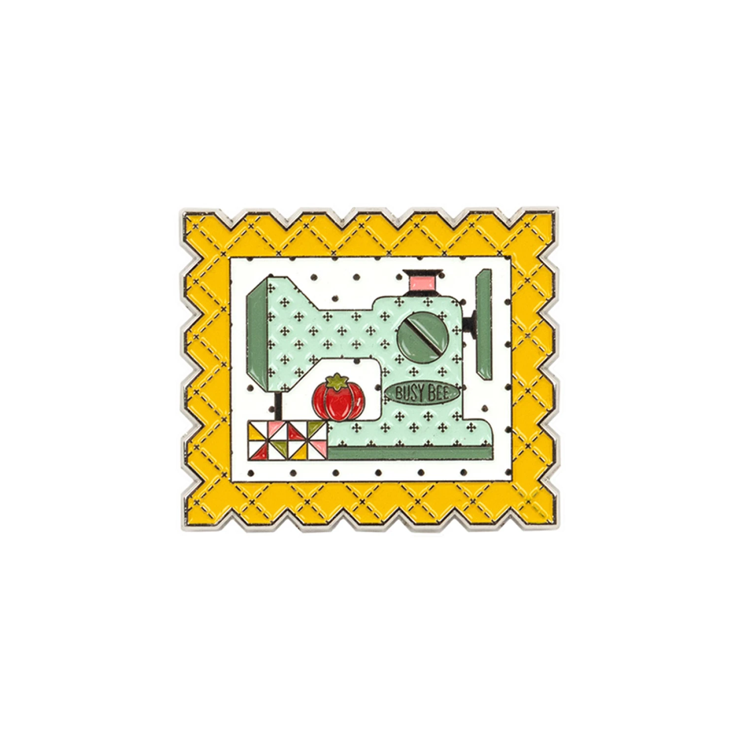 Quilting Bee Enamel Needle Minder #ISE-868