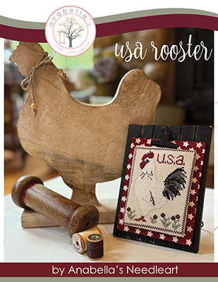 USA Rooster - Cross Stitch Chart