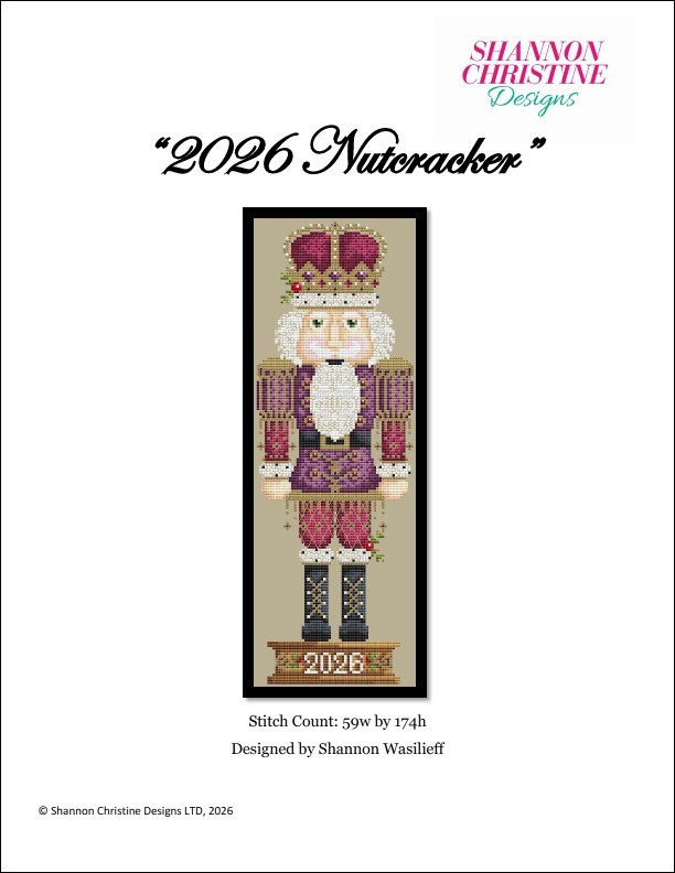 2026 Nutcracker - Cross Stitch Chart
