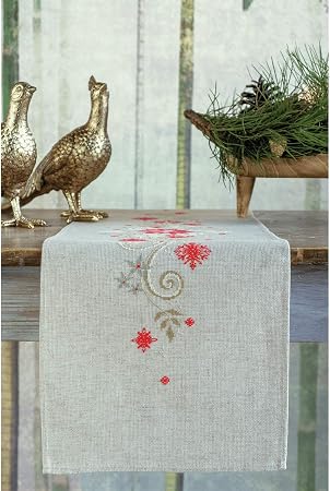 Christmas Table Runner (14 Count)11.6" x 40.8" - Counted Cross Stitch Kit