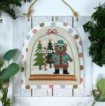 Winter Forest Snowglobes: Bear Part 2 of 6 - Cross Stitch Chart
