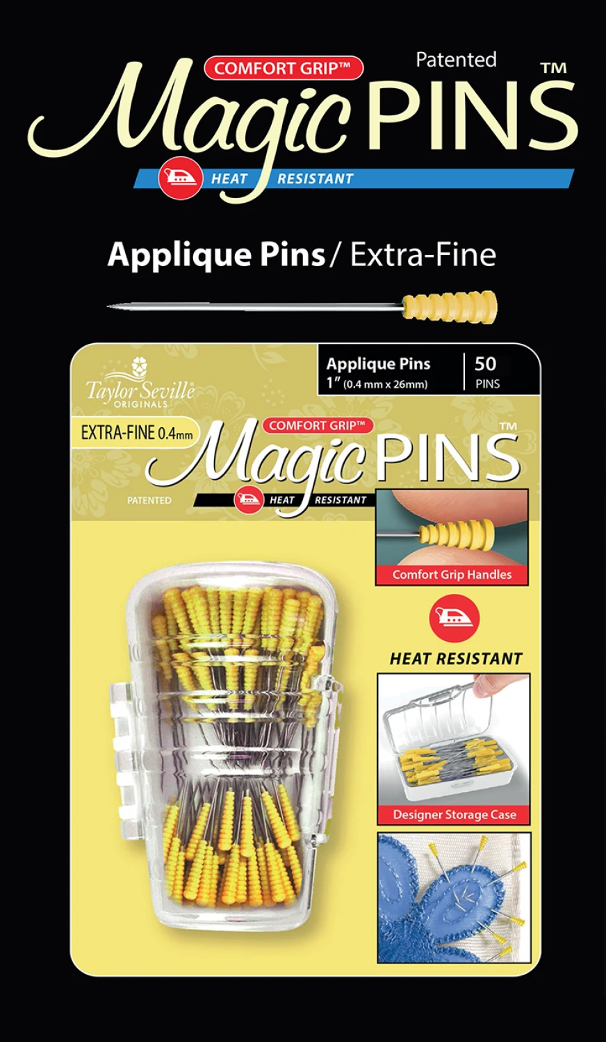 Magic Pins Applique EXTRA FINE #219775 - 50 Kpg